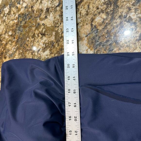 Swim 365 Blue Women's 26W One-Piece Swimsuit with Adjustable Straps - Picture 8 of 8